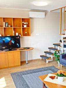 TV i/ili multimedijalni sistem u objektu Fured Apartments