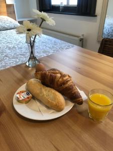 Možnosti raňajok pre hostí v ubytovaní Shortstay studio Maastricht
