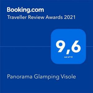 a blue box with the number on it at Panorama Glamping Visole in Slovenska Bistrica +80 photos