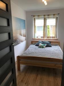 Letto o letti in una camera di Błękit