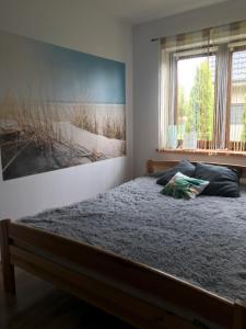 Letto o letti in una camera di Błękit