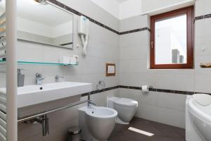 Koupelna v ubytování Villa Zuccon