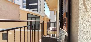 Rõdu või terrass majutusasutuses Apartments and rooms Marija