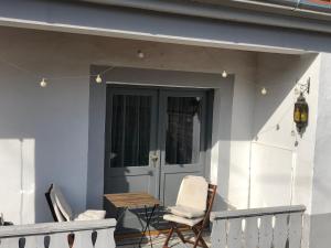 Balkón alebo terasa v ubytovaní Gólyásház apartman