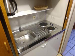 Kuchyň nebo kuchyňský kout v ubytování Appartement-Hotel Happy Kienberg + 37 fotografií