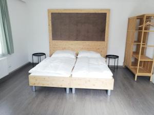 Postel nebo postele na pokoji v ubytování Alte Innbrücke