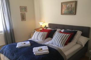 Postel nebo postele na pokoji v ubytování Snöå Bruk Hotell och konferens