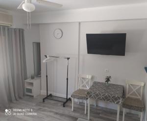 A television and/or entertainment centre at apartment in a country house#