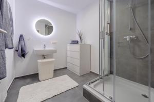 Vannituba majutusasutuses Perfektes Appartement für Erholung in der Wachau!!