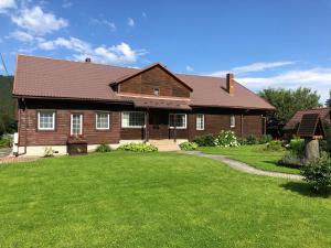 Vonkajšia záhrada v ubytovaní Miły Apartament