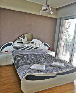 מיטה או מיטות בחדר ב-Villa Stefan
