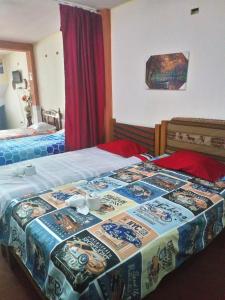 Postel nebo postele na pokoji v ubytování Inti Hostel Airport