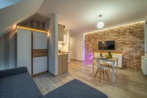 Kuchyňa alebo kuchynka v ubytovaní Apartamenty Bunny Aparts
