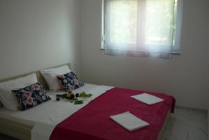 Postel nebo postele na pokoji v ubytování Apartment Seline 9 nur 200 m bis zum Strand