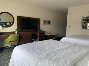 Hampton Inn Monahans, Tx客房内的一张或多张床位