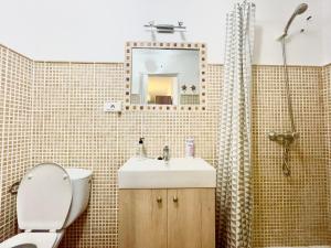 Phòng tắm tại Casa Rural Arturo