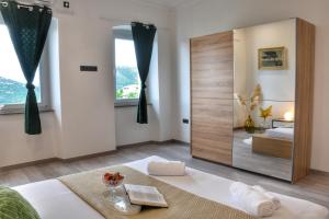 Ένα ή περισσότερα κρεβάτια σε δωμάτιο στο Holiday house Marea
