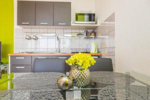 Kuchyň nebo kuchyňský kout v ubytování Apartments Marko Dominik