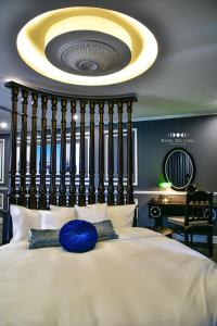 Postel nebo postele na pokoji v ubytování Hotel Del Luna Boutique