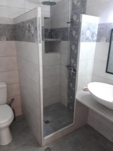 Koupelna v ubytování Crete Essence Villas - Makrygialos