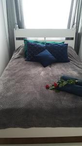 Posteľ alebo postele v izbe v ubytovaní Apartament Iga