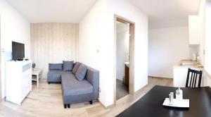 A television and/or entertainment centre at Apartmány pod horou