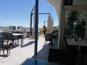 Balkón nebo terasa v ubytování chalet del sole