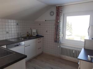 Kuchyň nebo kuchyňský kout v ubytování Ferienwohnung Pickenhan