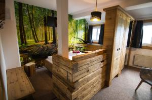 Posezení v ubytování Berghotel Bärenstein