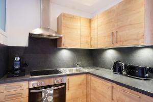 Cucina o angolo cottura di Hotel Berghof