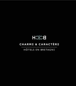 a sign that reads hbccarma and cararer at Hôtel Le Bretagne in Vannes