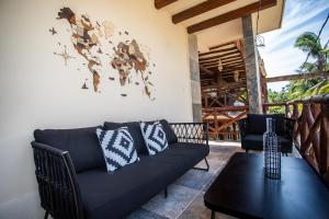 Posezení v ubytování Hotel Macondo Holbox