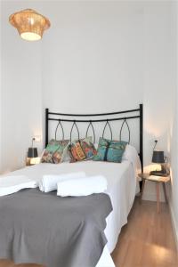 Postel nebo postele na pokoji v ubytování Bodega Trasbolsa 2