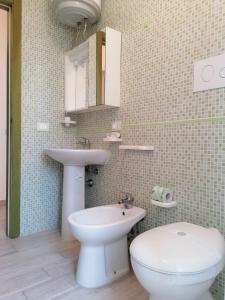 Koupelna v ubytování VILLA CIELO MARE