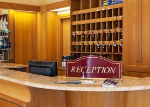 Vstupní hala nebo recepce v ubytování Hotel Parthenius Cirella di Diamante