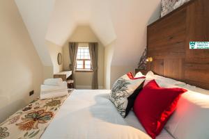 Ένα ή περισσότερα κρεβάτια σε δωμάτιο στο Struthers Apartment by National Trust Scotland