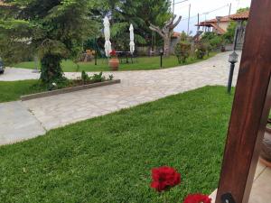 A garden outside Sundays Family House/Studio