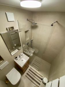 Ett badrum på Apartment Alpea