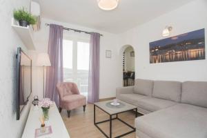 Posezení v ubytování Dalma Residence apartman Lavandella