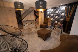 Posezení v ubytování 1460 Luxury Room KAIA - Best Place in Quito