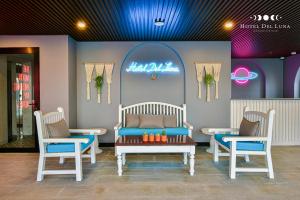 Posezení v ubytování Hotel Del Luna Boutique