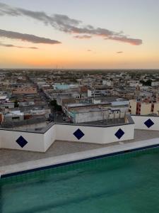 a view of a city from the roof of a building at Maicao Internacional in Maicao