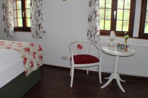 Postel nebo postele na pokoji v ubytování Hotel Das Landhaus