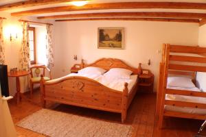 Postel nebo postele na pokoji v ubytování Hotel Das Landhaus