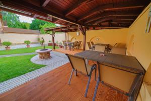 Κήπος έξω από το Kálvin utcai Apartmanok