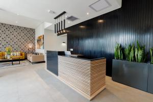 Een zitgedeelte bij Hotel Krige