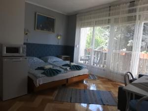 Postel nebo postele na pokoji v ubytování Haus Gizella
