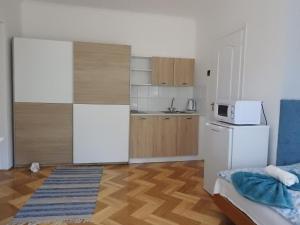Kuchyň nebo kuchyňský kout v ubytování Haus Gizella