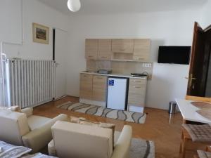 Kuchyň nebo kuchyňský kout v ubytování Haus Gizella