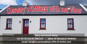 Foto sihtkohas Liscannor asuva majutusasutuse Conway's Cottage with Sea View Nestling by Cliffs-of-Moher galeriist